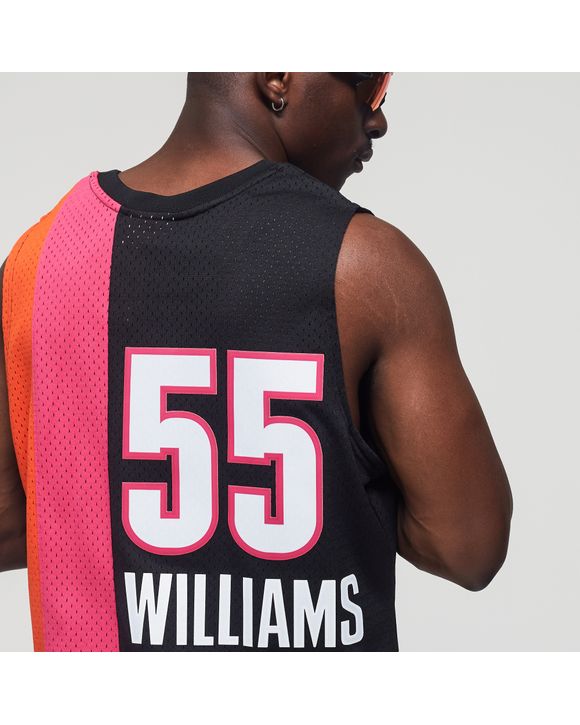 Jason Williams Mitchell & Ness Miami Floridians NBA Authentic Hardwood Classic Jersey in Black, Size: 2XL | Miami Heat