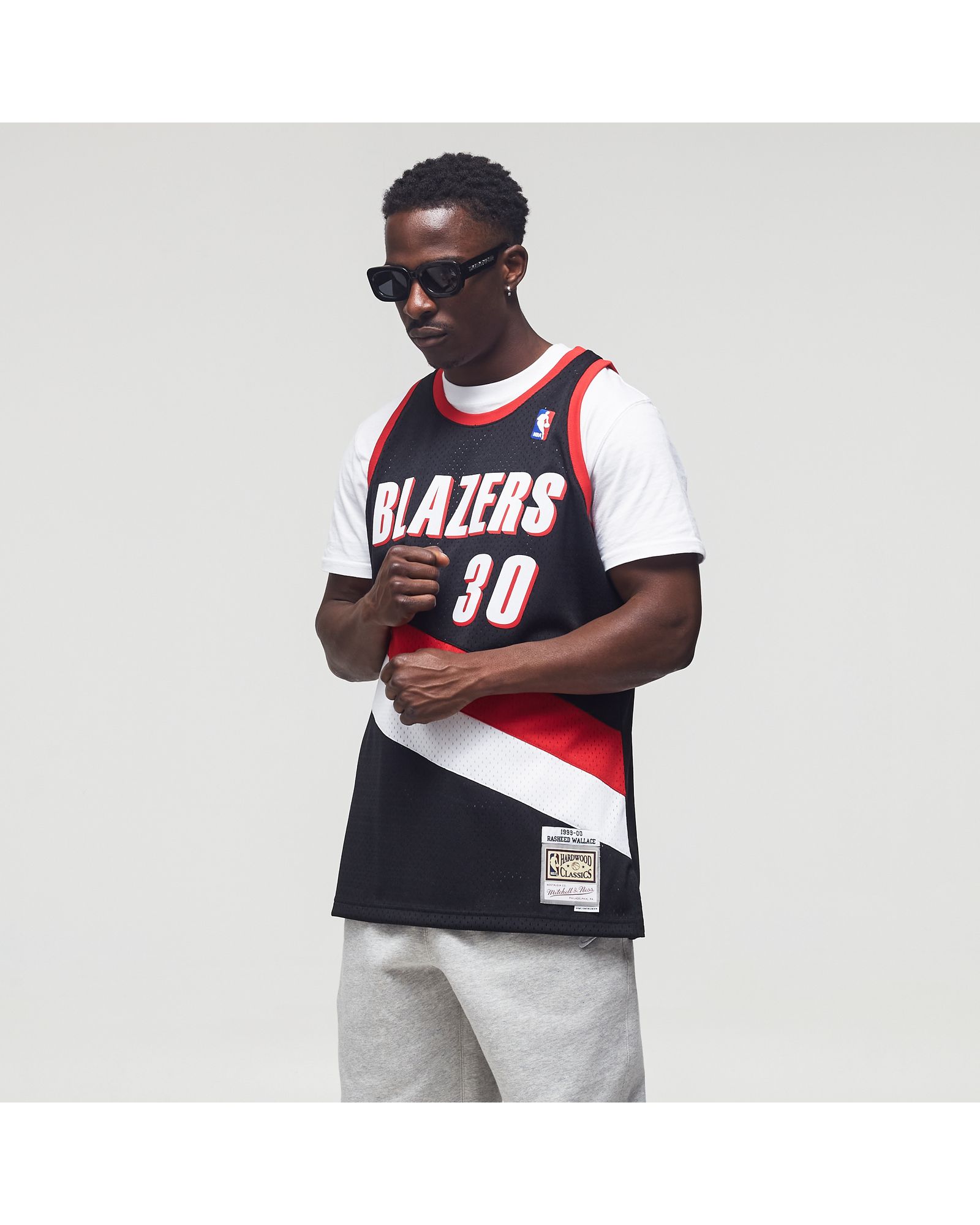 PORTLAND TRAIL BLAZERS 1999-00 Swingman Jersey - RASHEED WALLACE