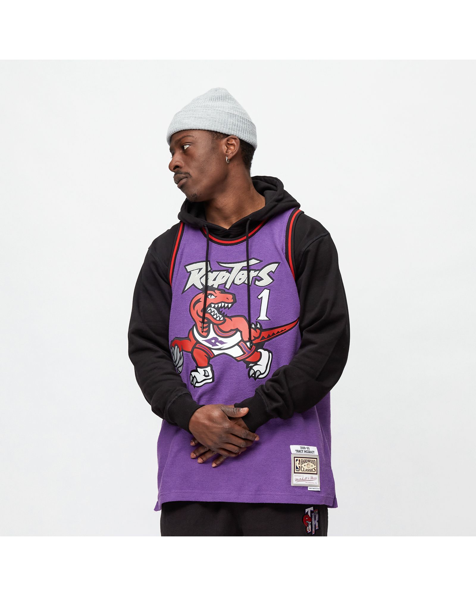 TORONTO RAPTORS REVERSED FLEECE SWINGMAN JERSEY MCGRADY