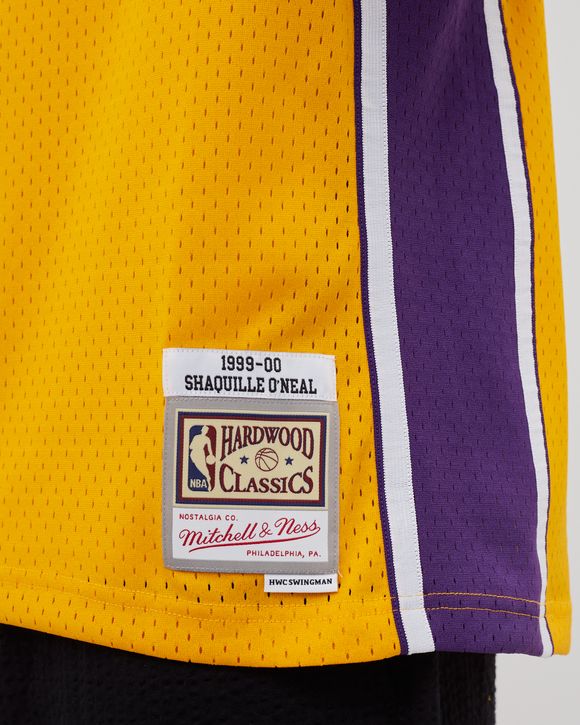 Mitchell & Ness NBA Swingman Jersey Los Angeles Lakers Hall of Fame Pau Gasol #16 Men Jerseys Yellow in Size:M