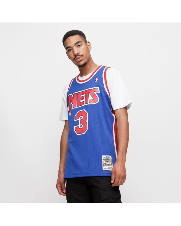 Men's Mitchell & Ness New Jersey Nets NBA Drazen Petrovic 1995-96 Away  Swingman Basketball Jersey