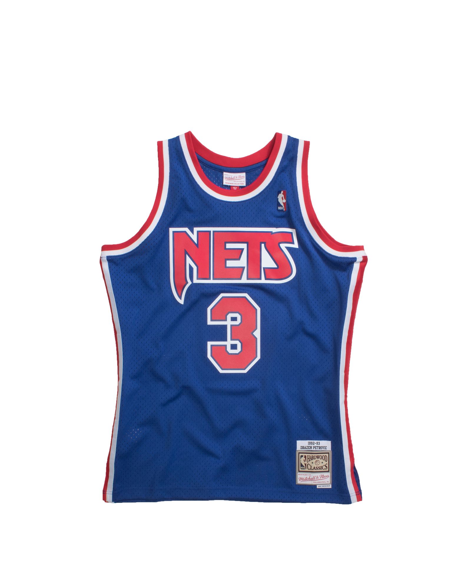 NBA Swingman Jersey New Jersey Nets Road 1992-93 Drazen Petrovic #3