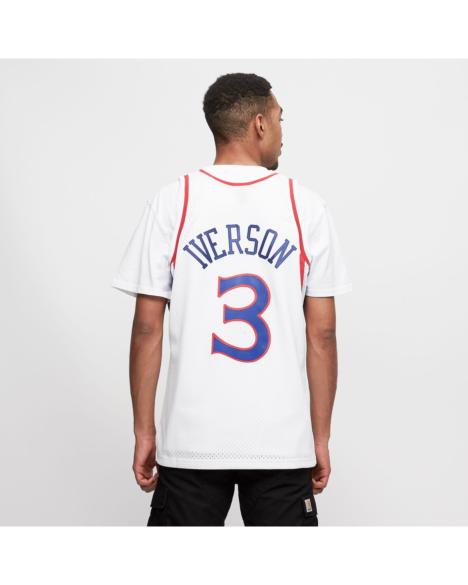 NBA Swingman Jersey Philadelphia 76ers Home 1996-97 Allen Iverson #3