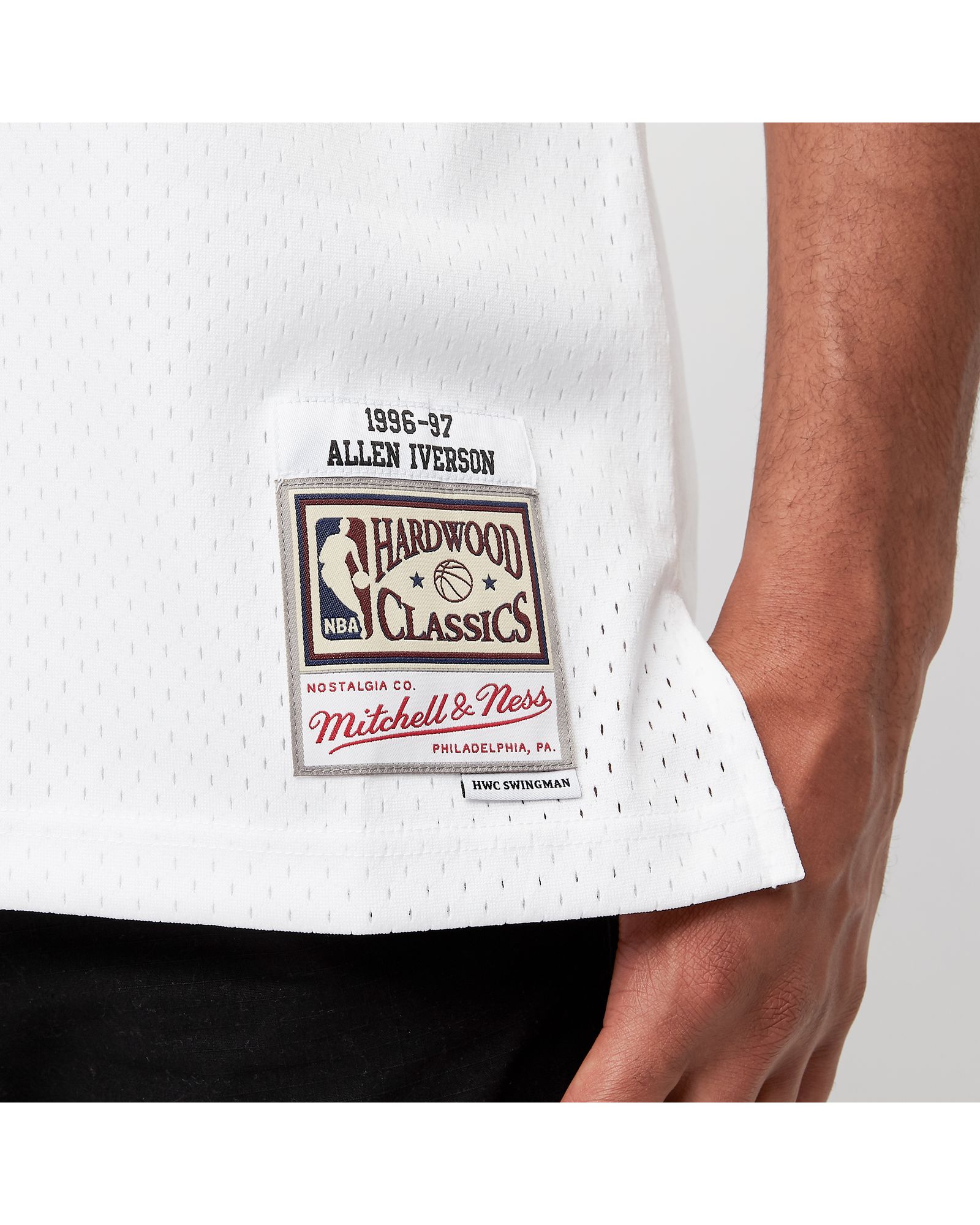 NBA Swingman Jersey Philadelphia 76ers Home 1996-97 Allen Iverson #3