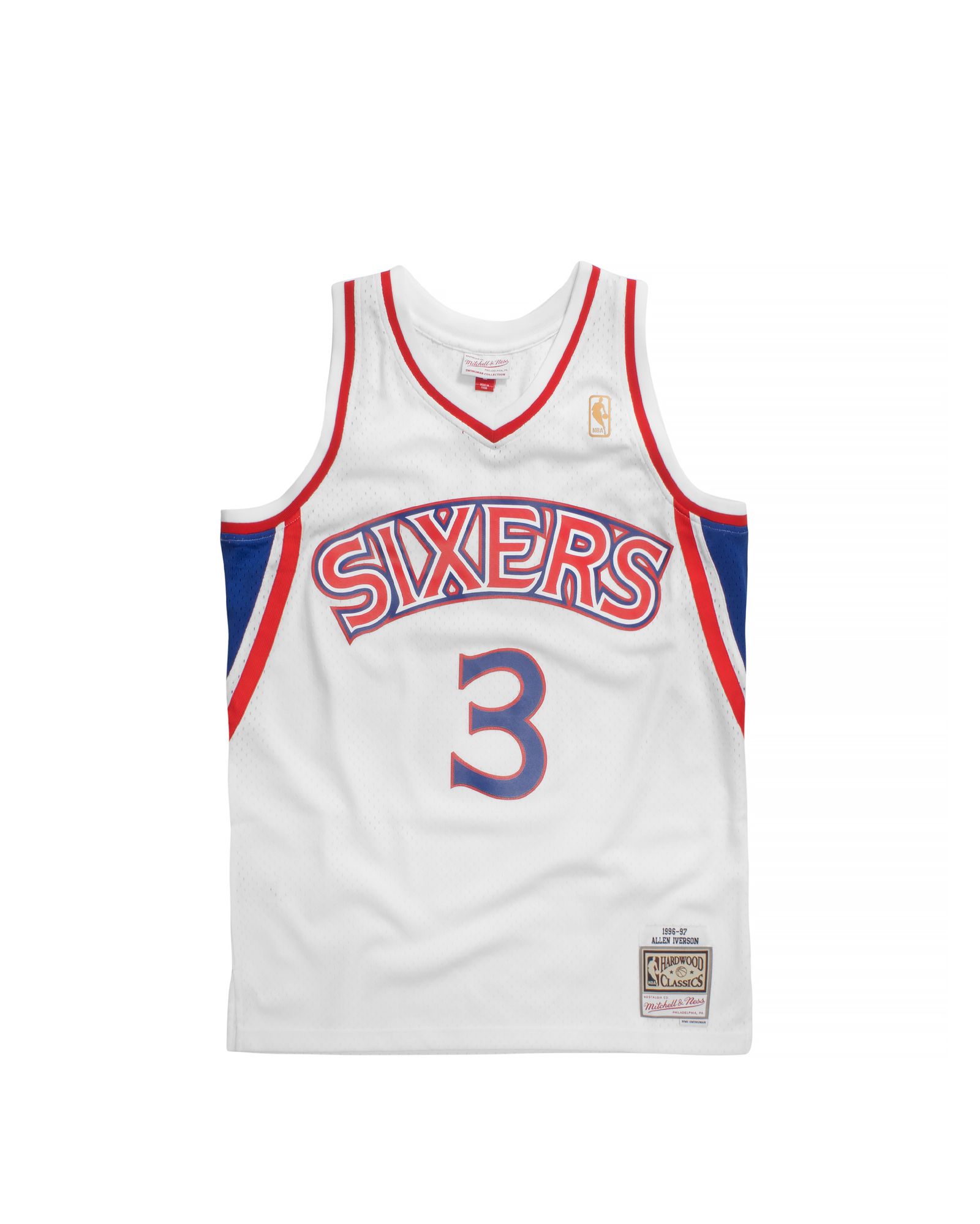 NBA Swingman Jersey Philadelphia 76ers Home 1996-97 Allen Iverson #3