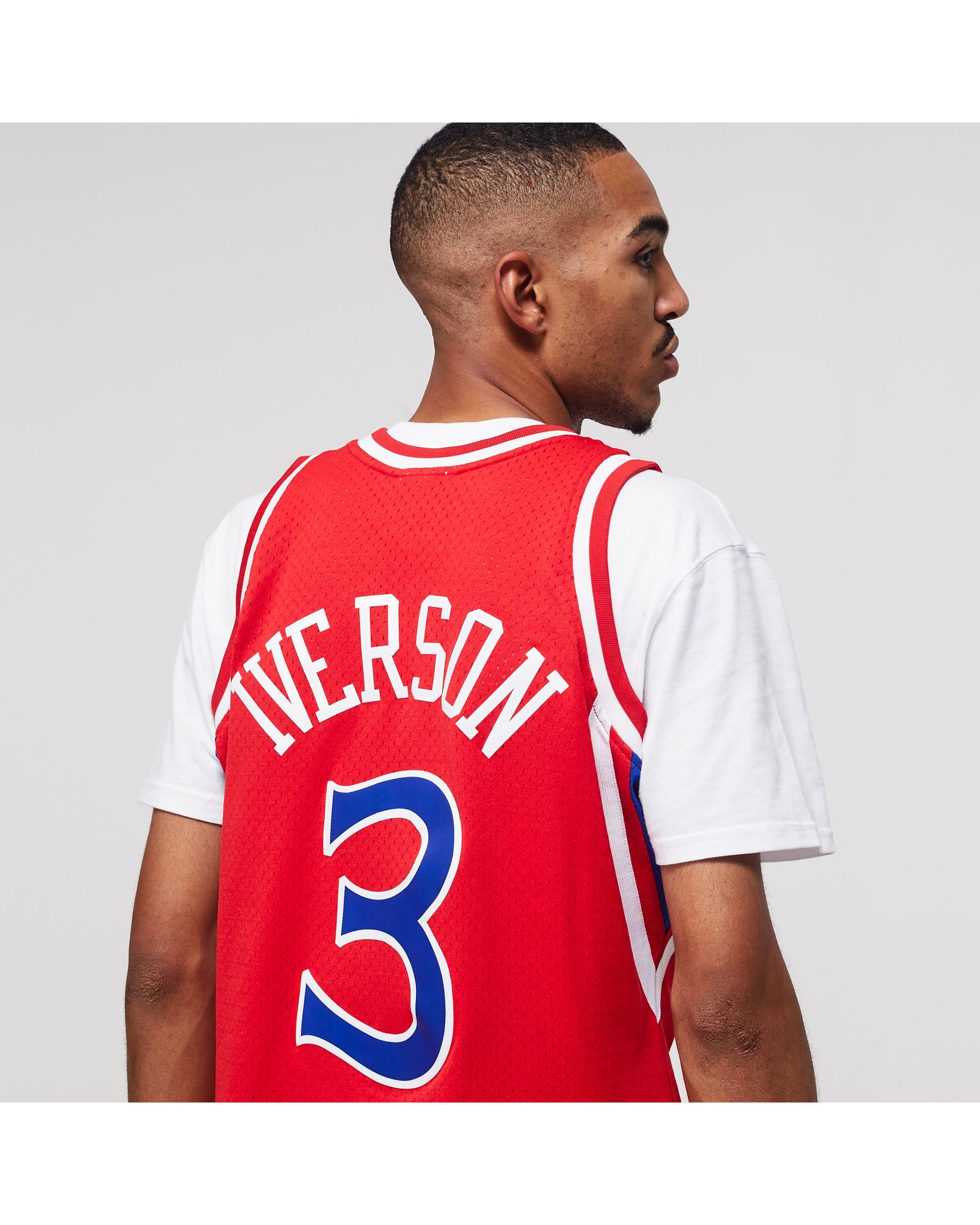 NBA Swingman Jersey Philadelphia 76ers Road 1996-97 Allen Iverson #3