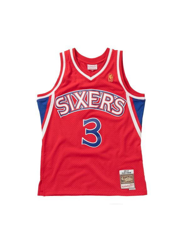 NBA Swingman Jersey Philadelphia 76ers Road 1996-97 Allen Iverson #3