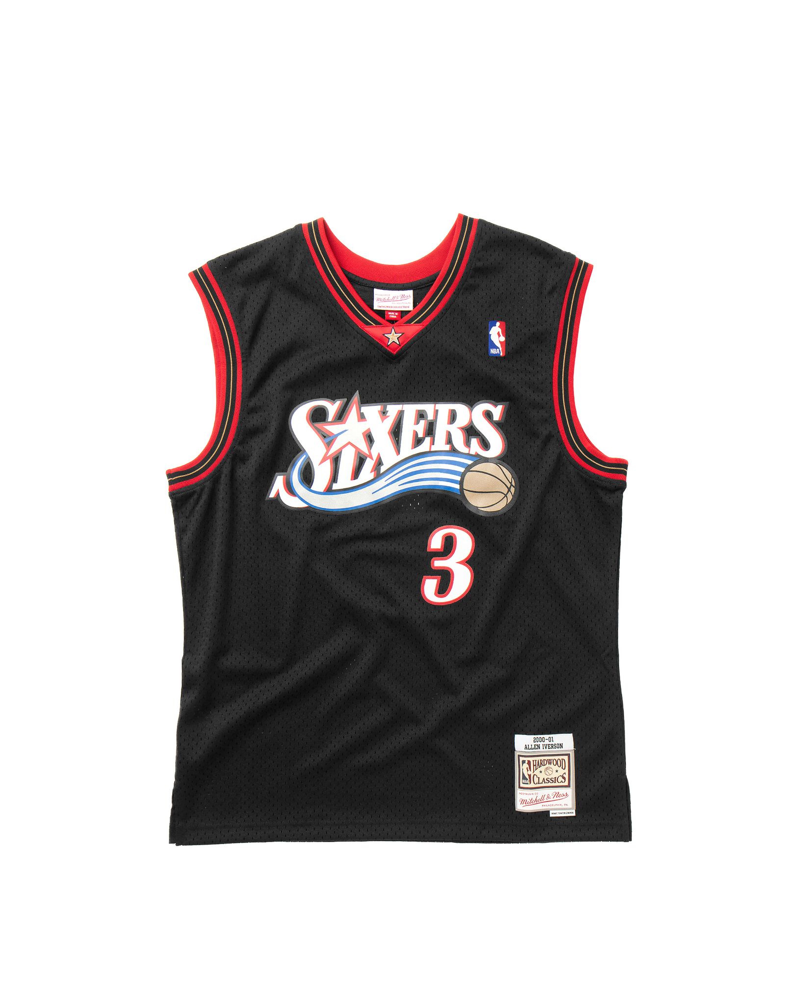 NBA Swingman Jersey Philadelphia 76ers Road 1996-97 Allen Iverson #3