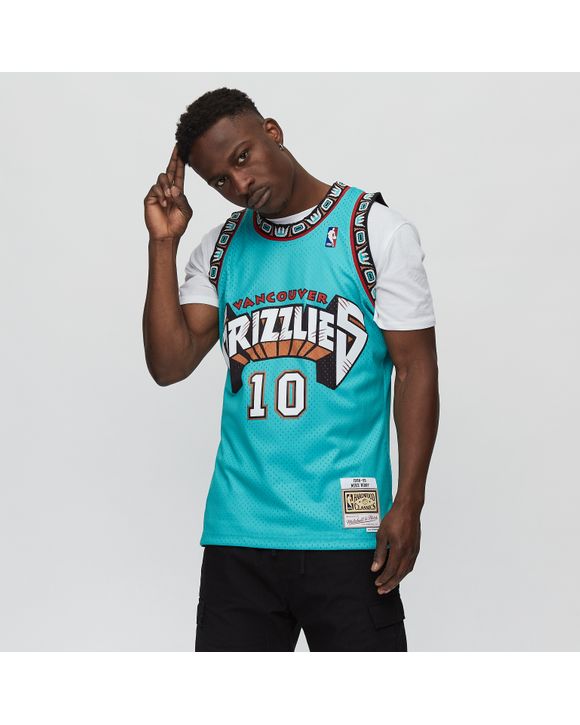 Mitchell & Ness 75th Anniversary Lenticular Swingman Mike Bibby Vancouver Grizzlies 1998-99 Jersey