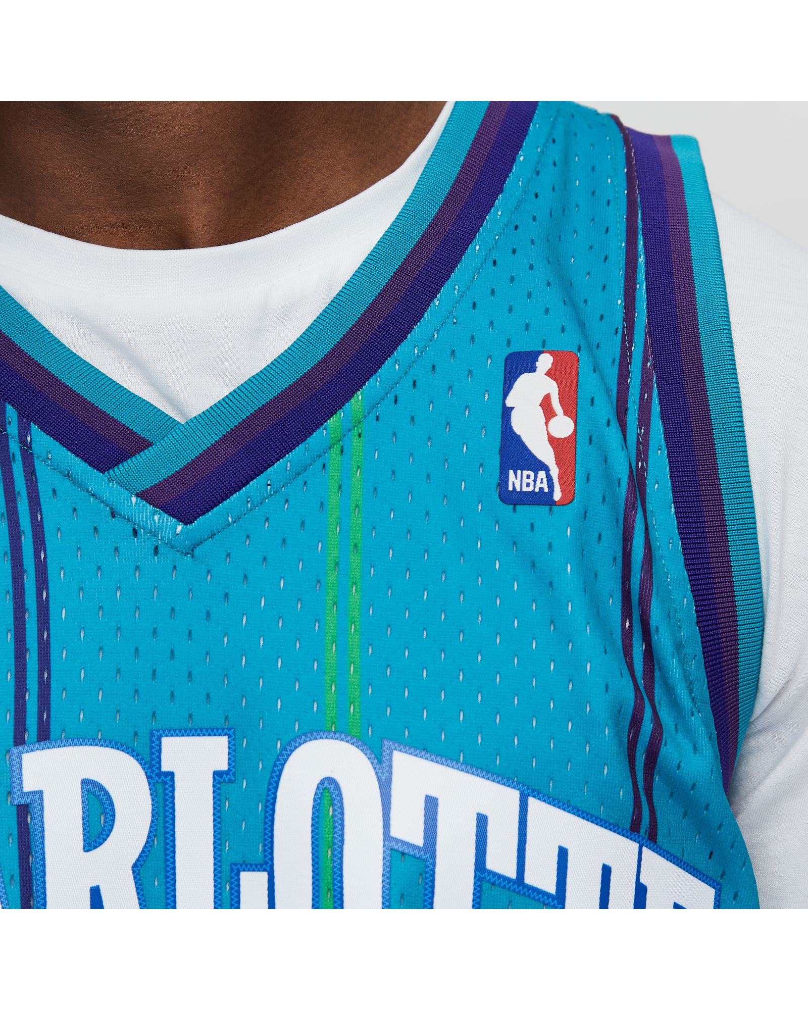 NBA Swingman Jersey Charlotte Hornets Road 1999-00 Baron Davis #1