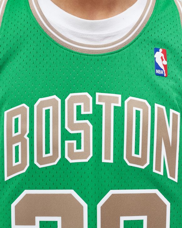 Boston Celtics Mitchell & Ness Youth Big Face Jersey Tank Top - Kelly Green