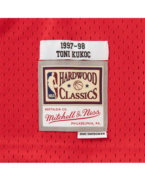 Lids Toni Kukoc Chicago Bulls Mitchell & Ness 1997-98 Hardwood