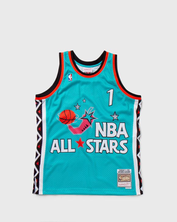 MITCHELL AND NESS All-Star East Penny Hardaway Swingman Jersey  SMJYLG18019-ASETEAL96PHA - Shiekh