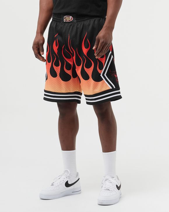 Mitchell and Ness Chicago Bulls Flames Swingman Shorts – Stephen Sports