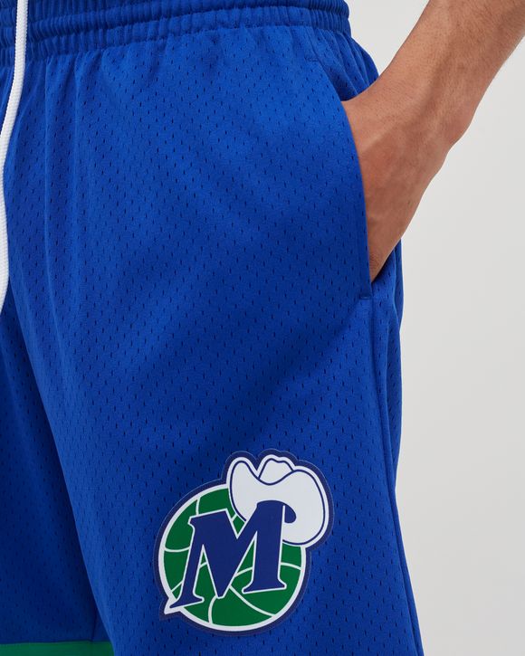 Mitchell & Ness NBA Swingman Shorts Dallas Mavericks Road 1998-99 Blue -  ROYAL/GREEN