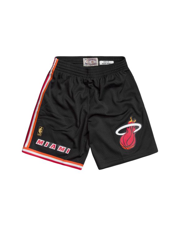 Mitchell & Ness NBA Miami Heat Swingman Shorts In Black