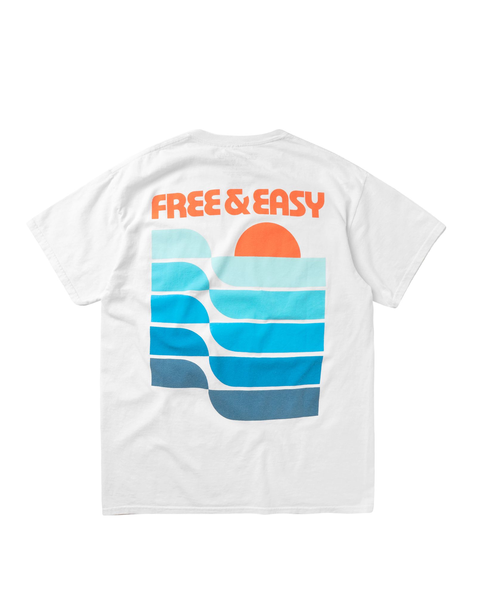 Sunset Waves Pocket Tee