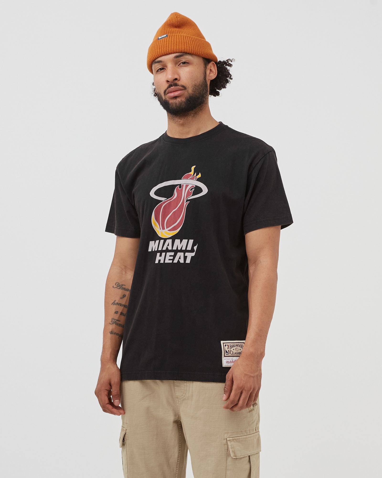 MIAMI HEAT Worn Logo Tee