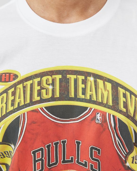 Mitchell & Ness Chicago Bulls Champions Print Men's T-Shirt White  SSTEINTL899-CBUWHIT