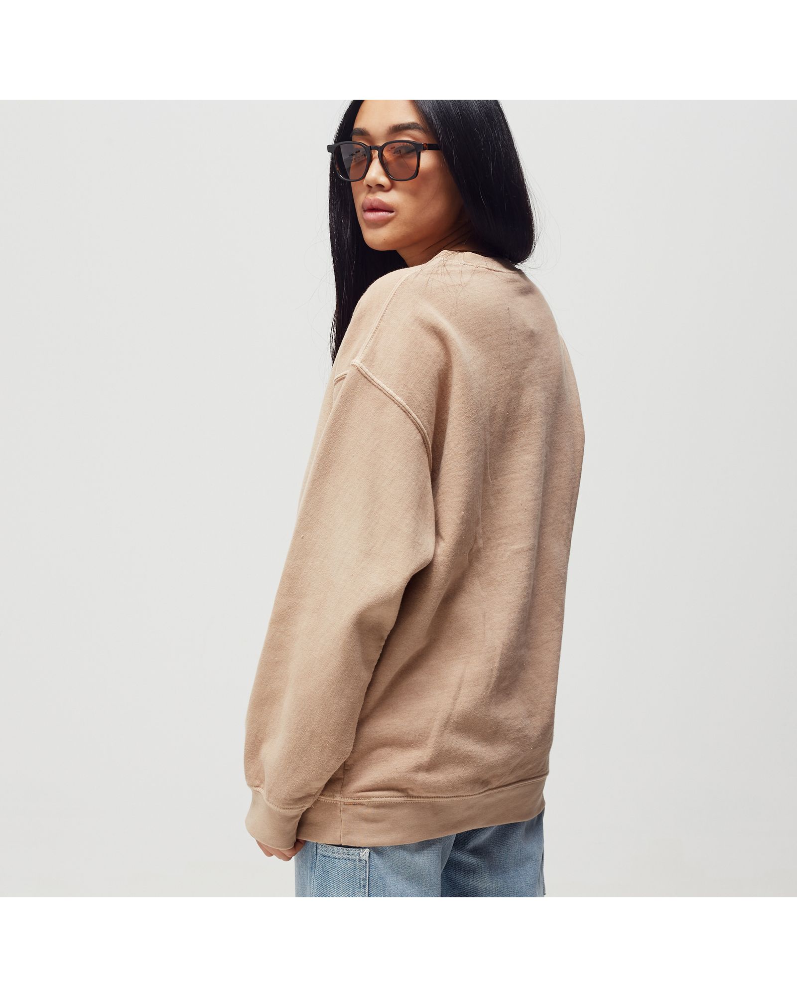 Dark Sand Washed Sweater