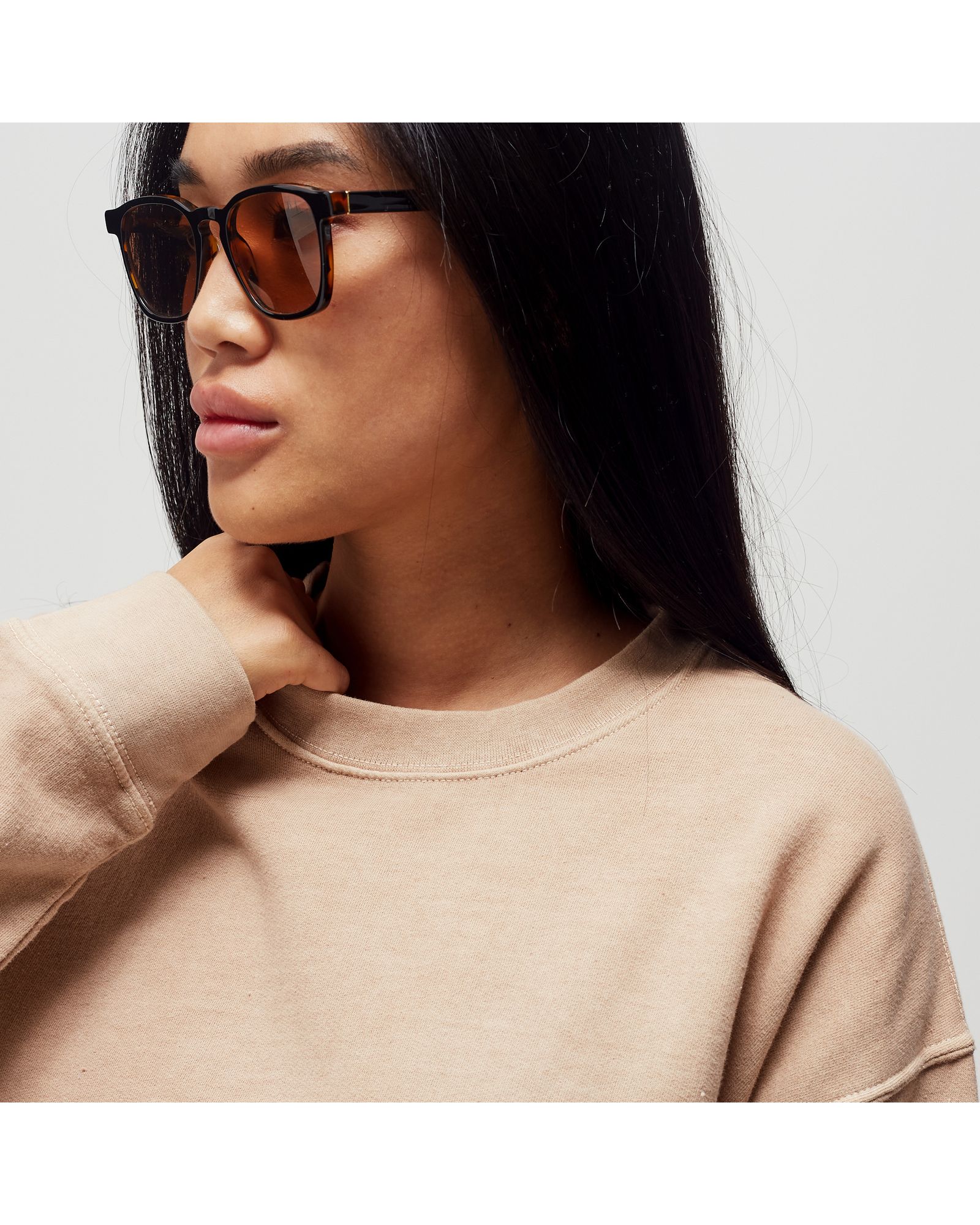 Dark Sand Washed Sweater