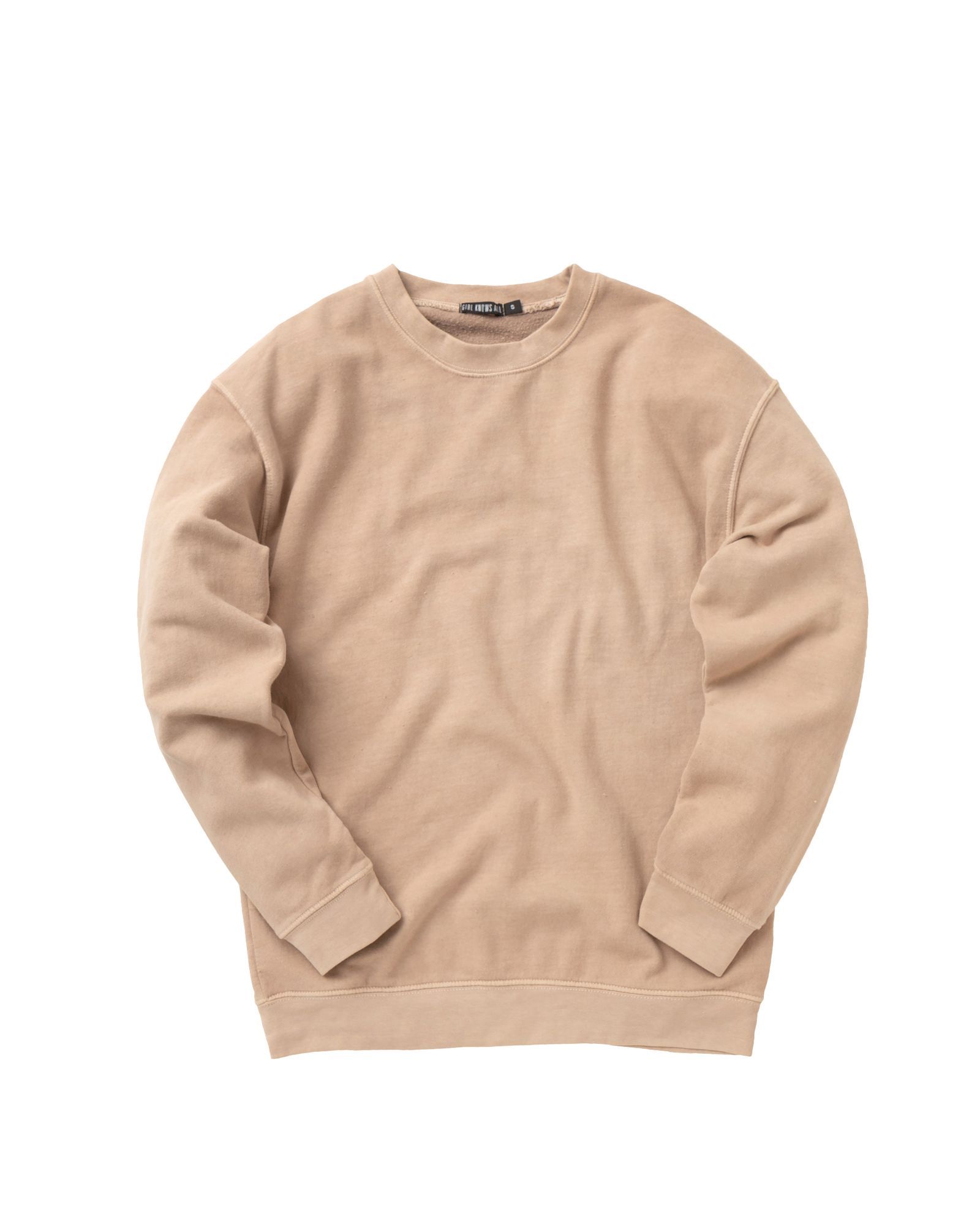 Dark Sand Washed Sweater
