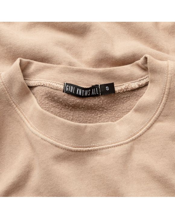 Dark Sand Washed Sweater