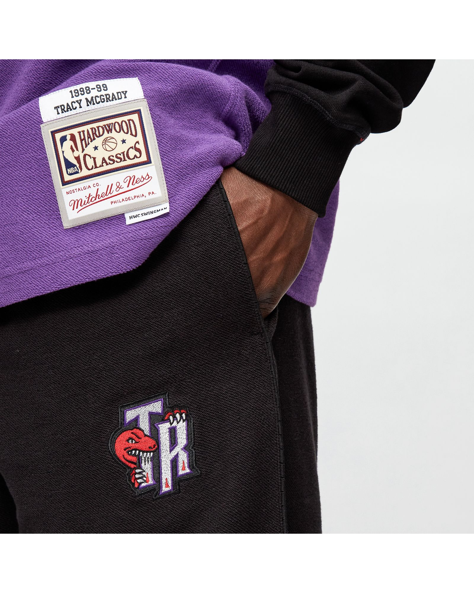 TORONTO RAPTORS REVERSED FLEECE TEARWAY PANT