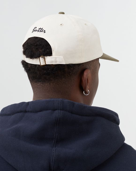 Butter Goods SUN 6 PANEL CAP White - Natural/Sage