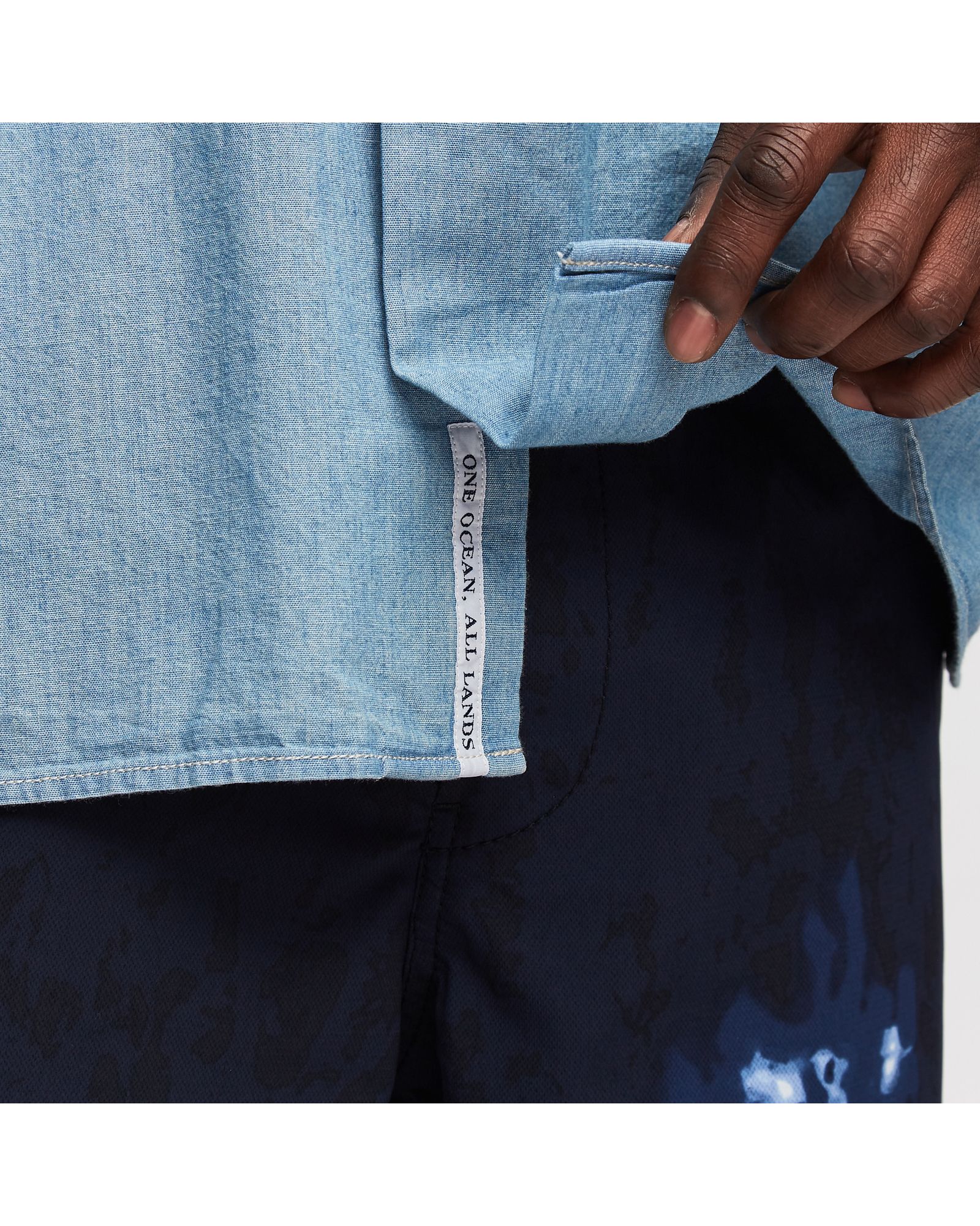 Band Collar Wind Shirt