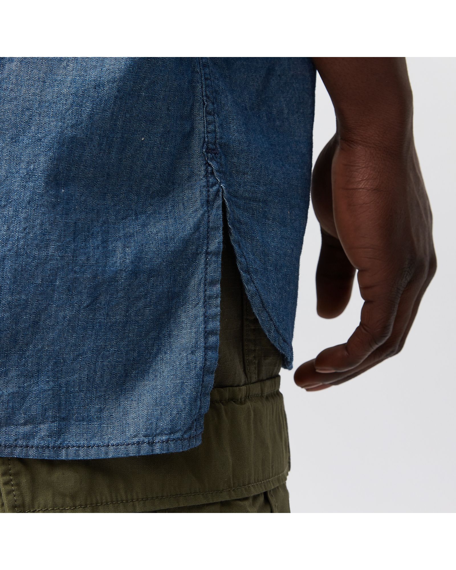 Band Collar Wind Shirt