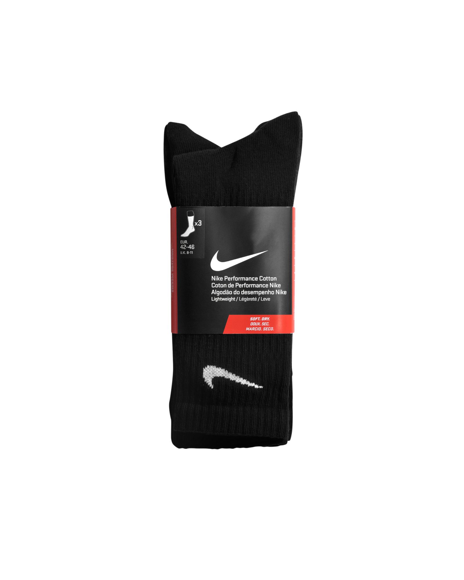 Performance Lightweight Training Crew Socks (3 Pairs)
