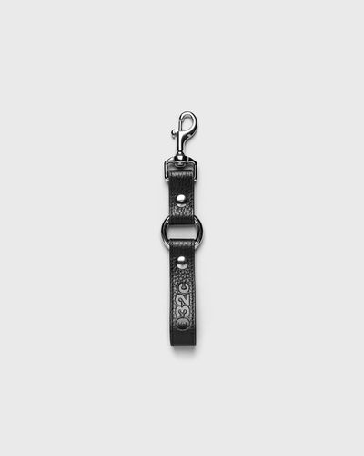 032c LEATHER KEYCHAIN, black