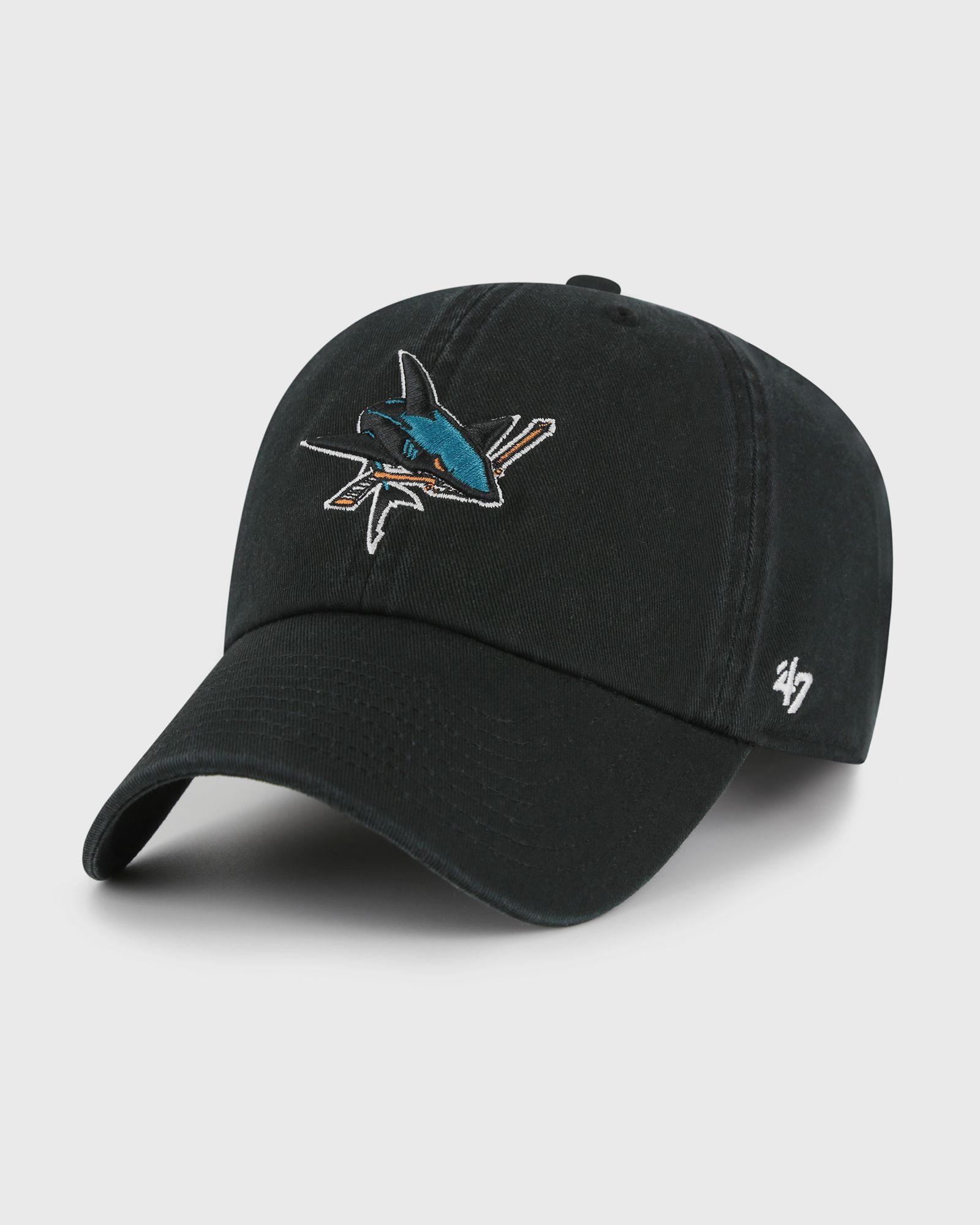´47 NHL SAN JOSE SHARKS CLEAN UP CAP, black
