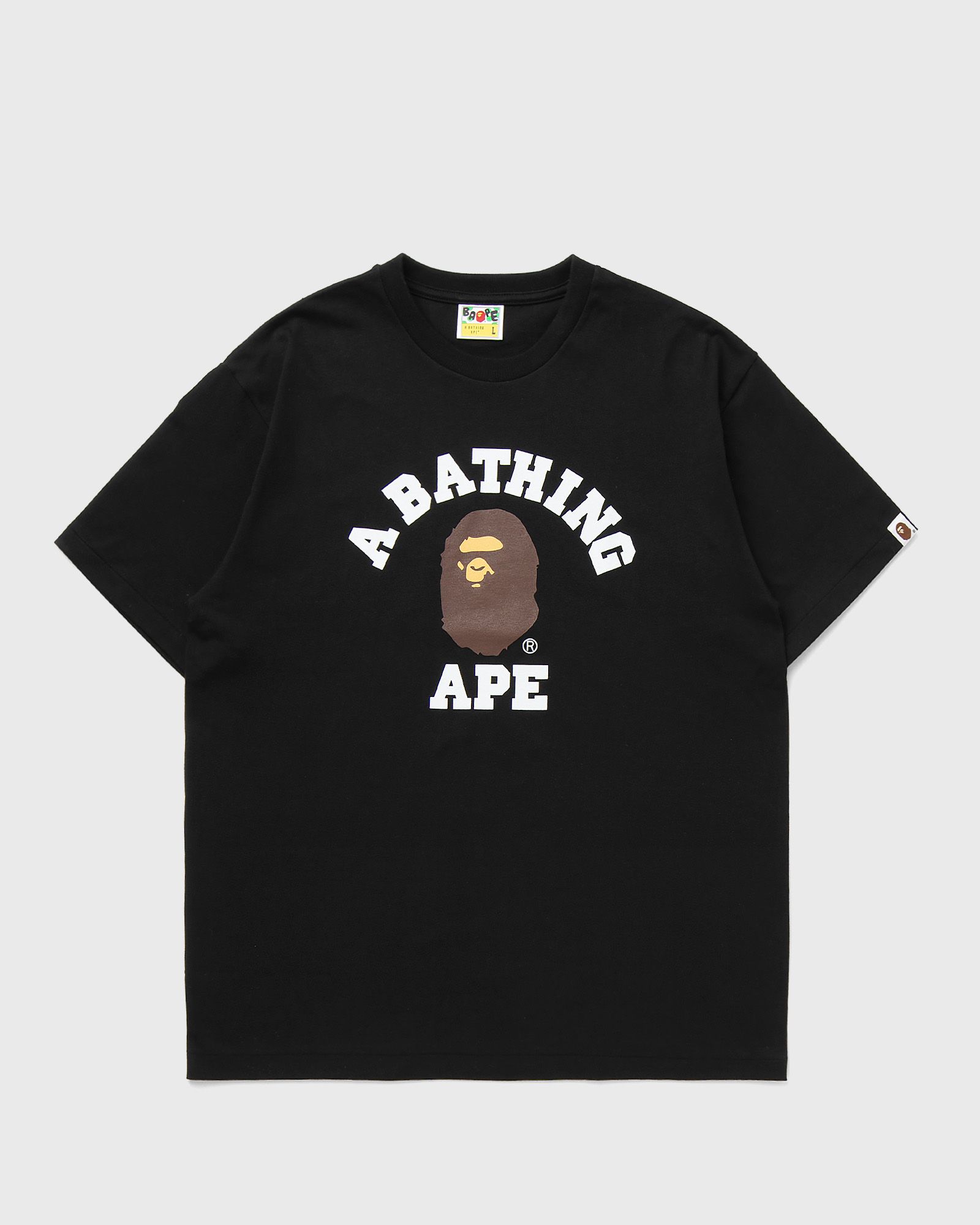 A Bathing Ape COLLEGE TEE, black
