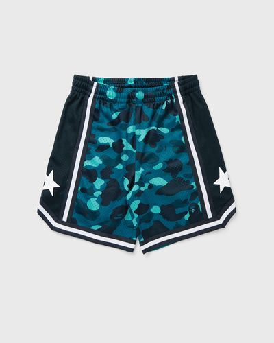 A Bathing Ape COLOR CAMOESH RELAXED FIT SHORTS, blue