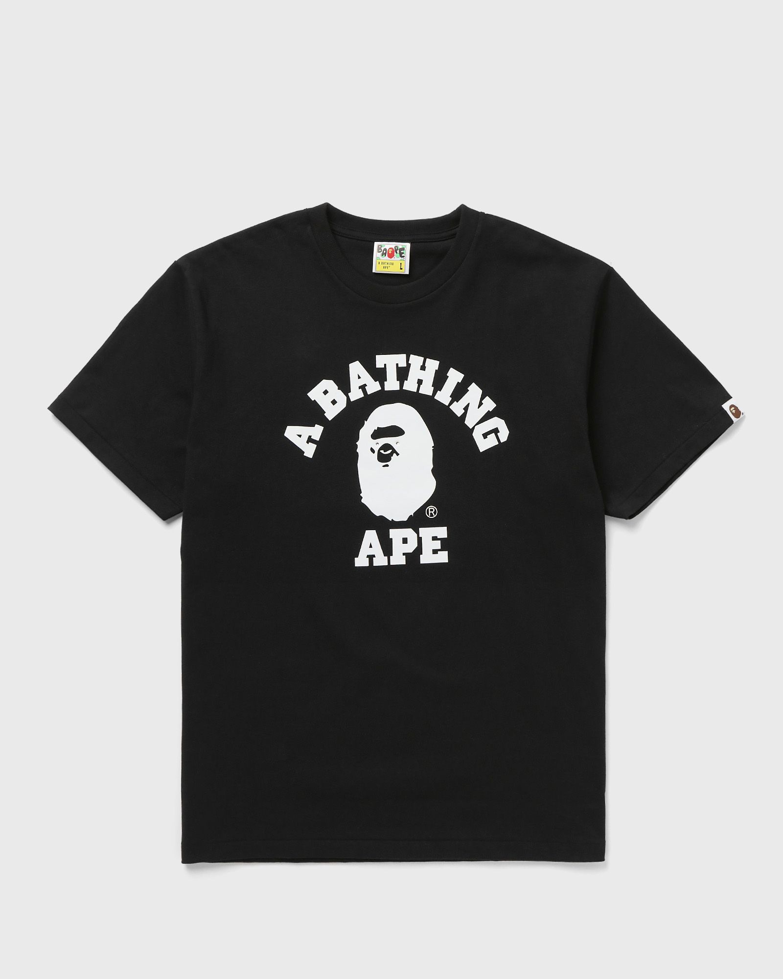 A Bathing Ape CRYSTAL STONE EYE COLLEGE TEE, black