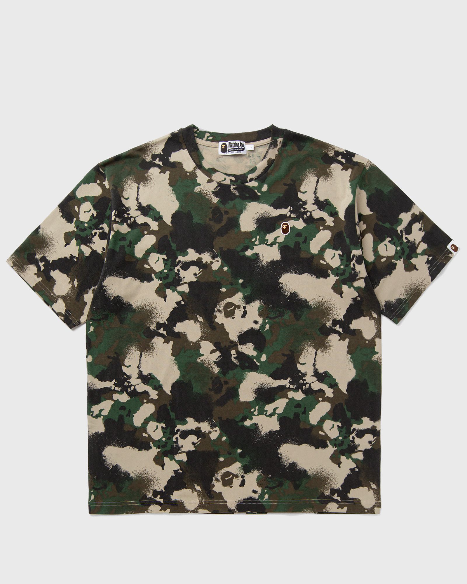 A Bathing Ape MAP CAMO APE HEAD ONE POINT RELAXED FIT TEE, green