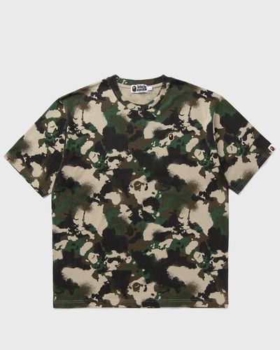 A Bathing Ape MAP CAMO APE HEAD ONE POINT RELAXED FIT TEE, green
