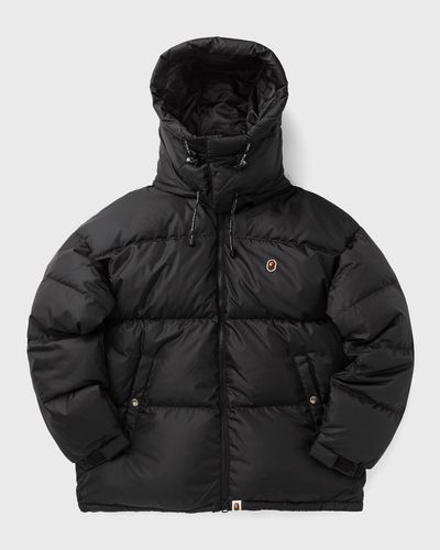 A Bathing Ape ONE POINT RELAXED FIT DOWN JACKET, black