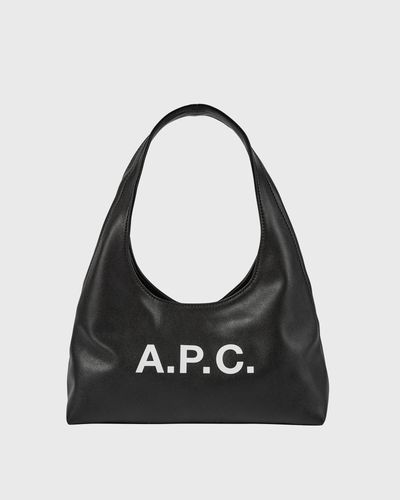 A.P.C. BABY NINON SHOULDER BAG, black