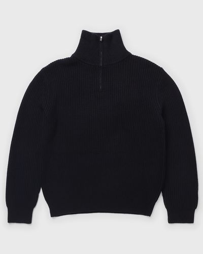 A.P.C. CAMIONNEUR DANIEL PULLOVER, blue