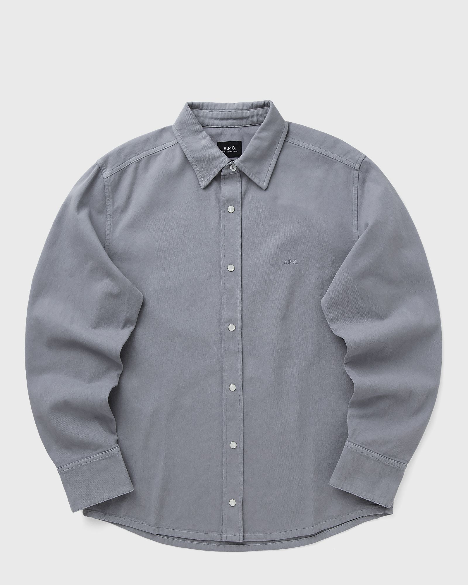 A.P.C. COTON LEGER BIOLOGIQUE TEINTE, blue