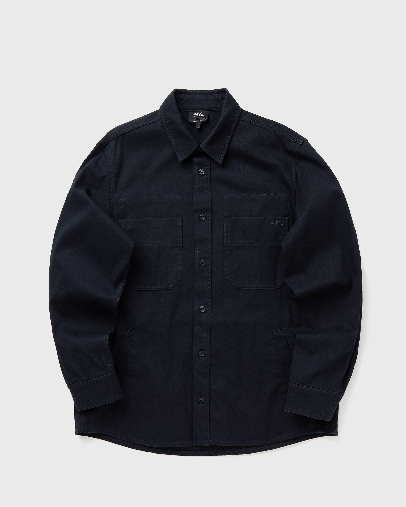 A.P.C. GABARDINE DE COTON BIOLOGIQUETONEE, blue