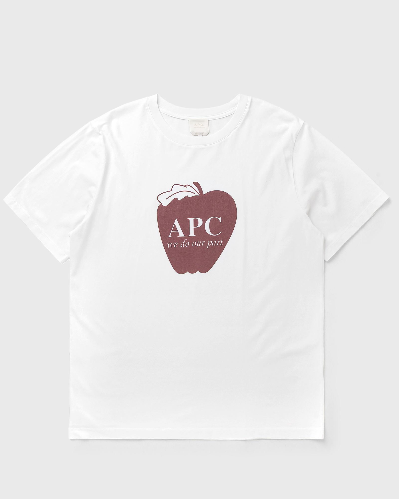 A.P.C. JERSEY BIOLOGIQUE, white