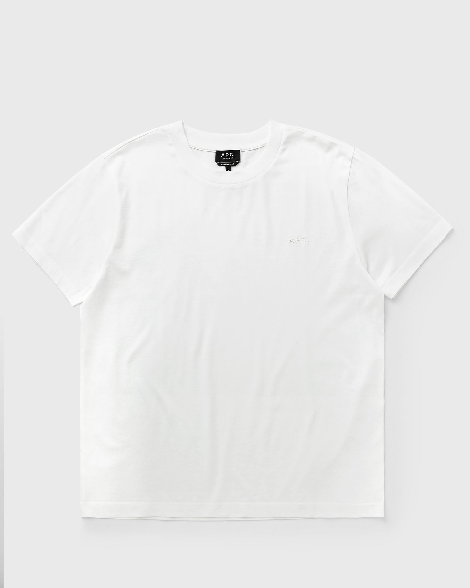 A.P.C. JERSEY BIOLOGIQUE, white