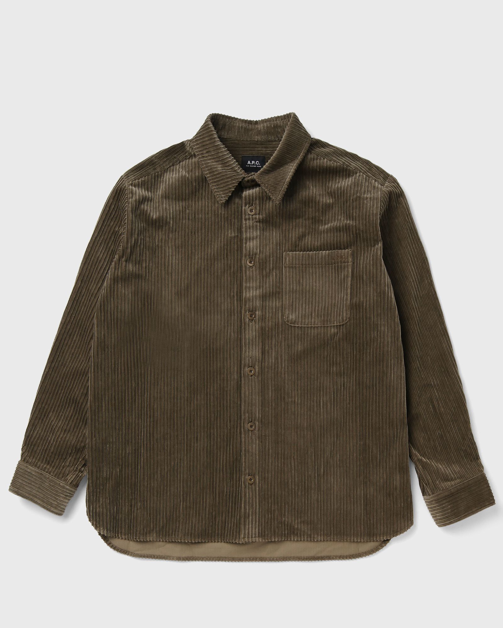 A.P.C. MALO LOGO SHIRT, green