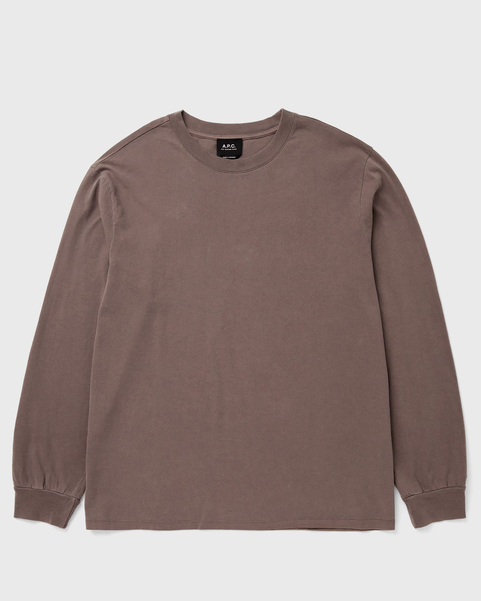 A.P.C. MANCHES LONGUES APC HIVER 26 TEE, brown