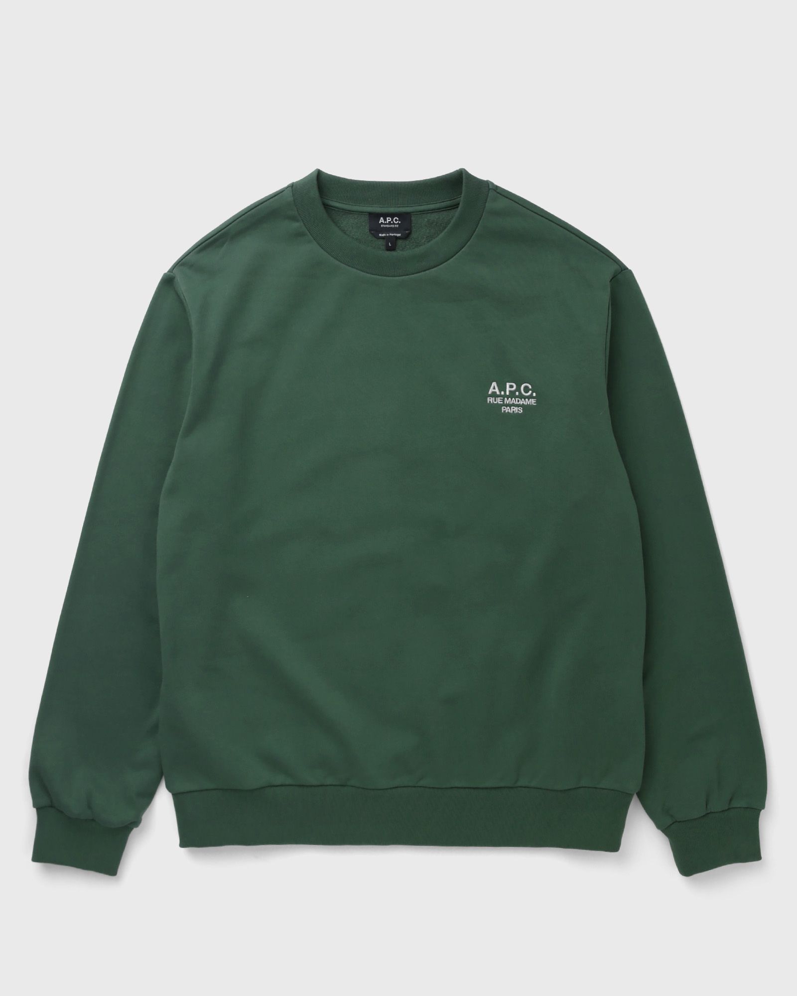 A.P.C. STANDARD RUE MADAME GOTS SWEATSHIRT, green