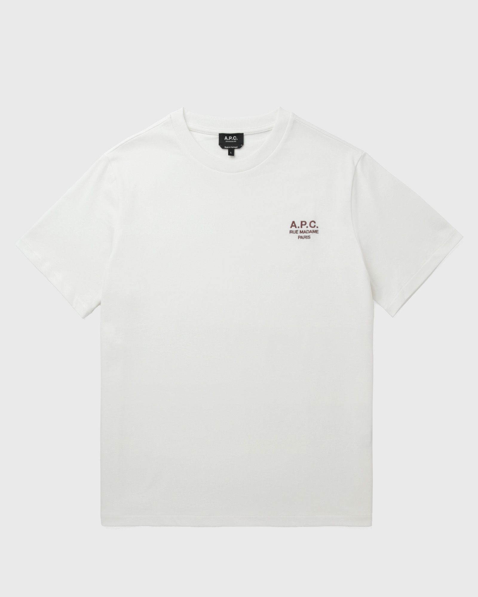 A.P.C. STANDARD RUE MADAME GOTS TEE, beige